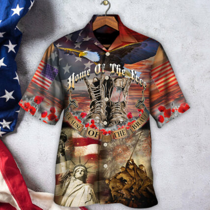 Veteran Proud To Be A With Boots - Hawaiian Shirt - Owl Ohh - Owl Ohh
