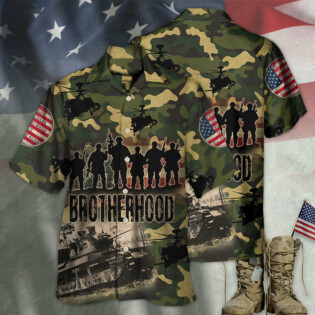 Veteran Thanks For Your Brave Veteran Brotherhood - Hawaiian Shirt - Owl Ohh - Owl Ohh