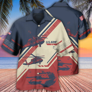 Veteran Us Army All Gave Some With Helicopter- Hawaiian Shirt - Owl Ohh - Owl Ohh