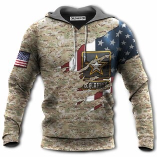 Veteran Us Army So Cool So Bright - Hoodie - Owl Ohh - Owl Ohh