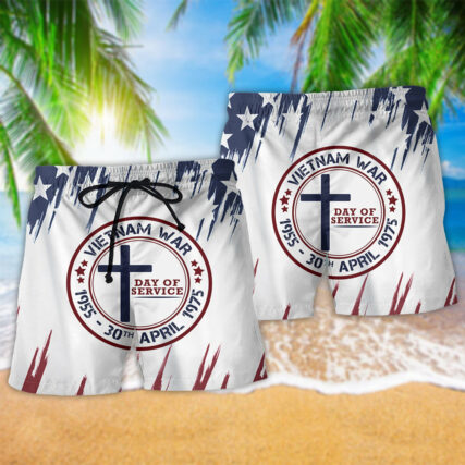 Veteran Vietnam War Veteran Day - Beach Short - Owl Ohh - Owl Ohh