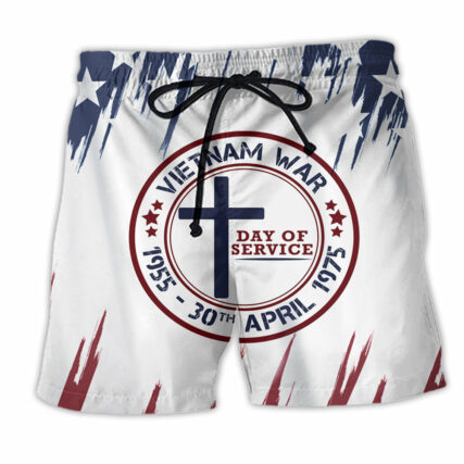 Veteran Vietnam War Veteran Day - Beach Short - Owl Ohh - Owl Ohh