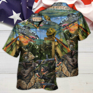 Veteran With Respect Honorand Gratitude With Helicopter - Hawaiian Shirt - Owl Ohh - Owl Ohh