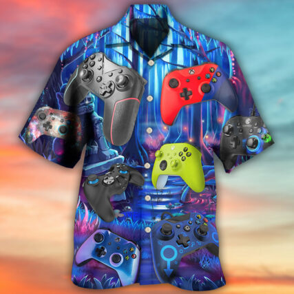 Game Video Games Style Play It Everyday - Hawaiian Shirt - Owl Ohh for men and women, kids - Owl Ohh