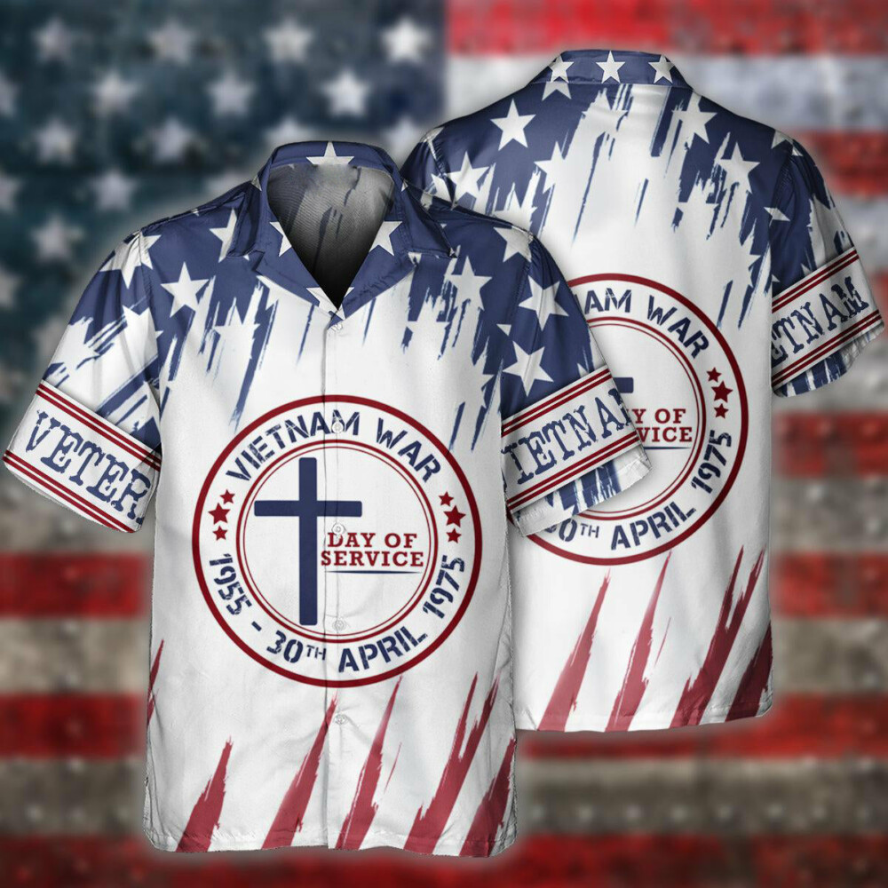 Veteran Vietnam War Veteran Day Star In Shouder - Hawaiian shirt - Owl Ohh - Owl Ohh