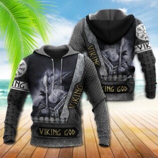 Viking Blood God Bless - Hoodie - Owl Ohh - Owl Ohh