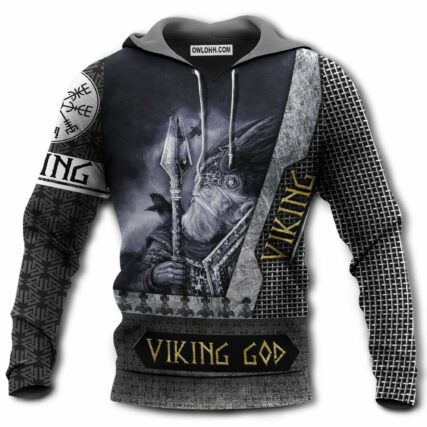 Viking Blood God Bless - Hoodie - Owl Ohh - Owl Ohh