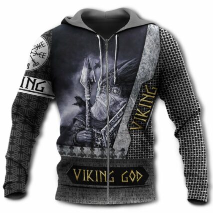 Viking Blood God Bless - Hoodie - Owl Ohh - Owl Ohh