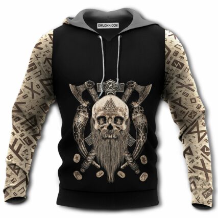 Viking Blood Skull So Cool - Hoodie - Owl Ohh - Owl Ohh