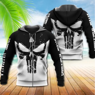 Viking Blood With Black And White - Hoodie - Owl Ohh - Owl Ohh