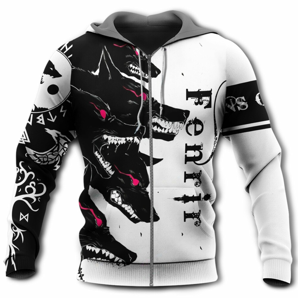 Viking Blood With Red Eyes - Hoodie - Owl Ohh - Owl Ohh