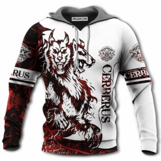 Viking Cerberus Legend Red And White - Hoodie - Owl Ohh - Owl Ohh