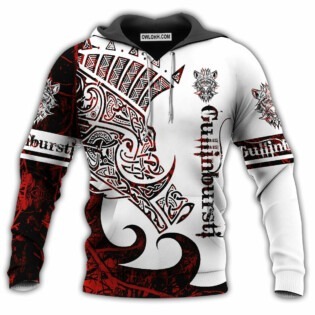 Viking Gullinbursti Legend Red And White - Hoodie-Owl Ohh