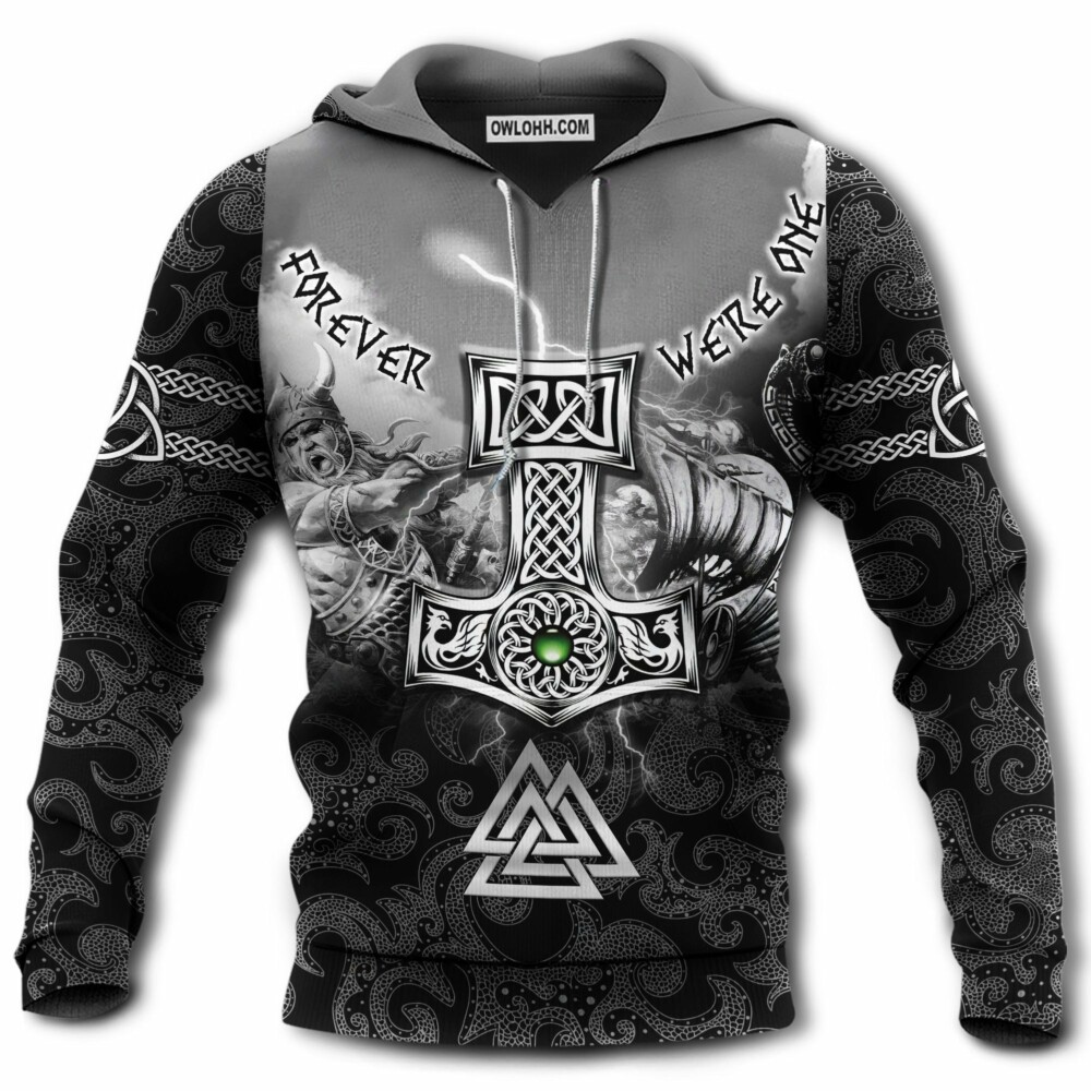 Viking Hammer Of Thor - Hoodie - Owl Ohh - Owl Ohh