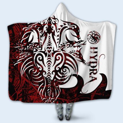 Viking Hydra Legend Red And White Cool Style - Hoodie Blanket - Owl Ohh - Owl Ohh