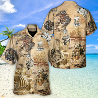 Viking Map War - Hawaiian Shirt - Owl Ohh-Owl Ohh