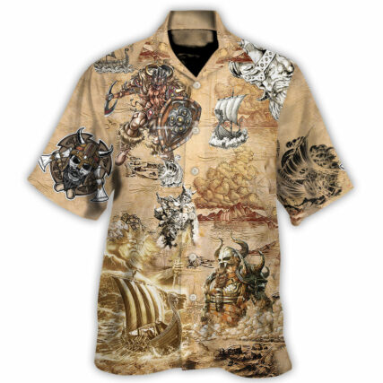 Viking Map War - Hawaiian Shirt - Owl Ohh-Owl Ohh