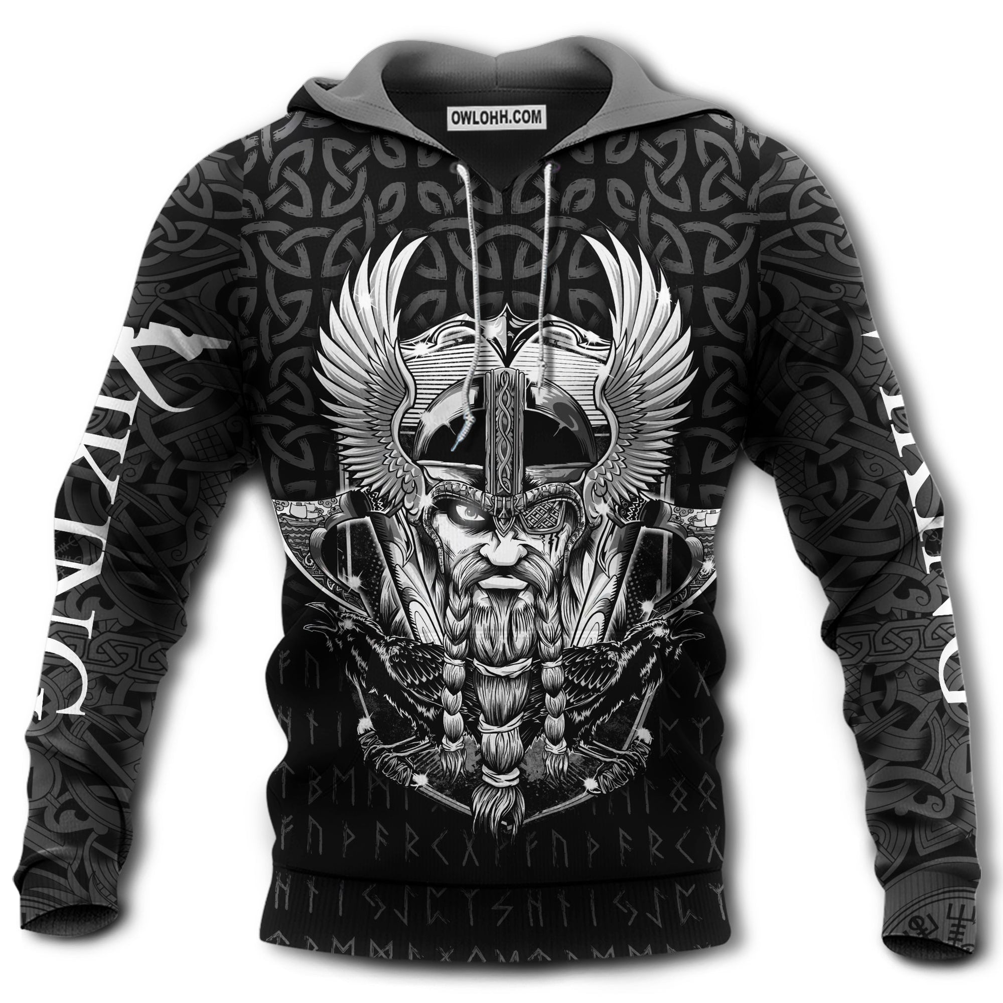 Viking Odin The Almighty - Hoodie - Owl Ohh - Owl Ohh