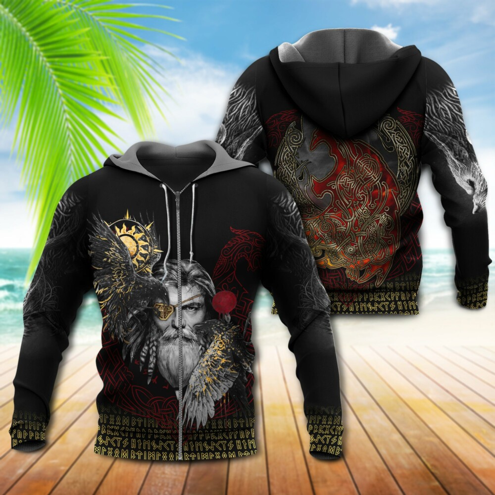 Viking Odin's Raven So Amazing - Hoodie - Owl Ohh - Owl Ohh