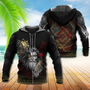 Viking Odin's Raven So Amazing - Hoodie - Owl Ohh - Owl Ohh
