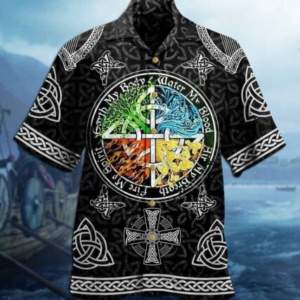 Viking Sign My Blood - Hawaiian Shirt - Owl Ohh - Owl Ohh