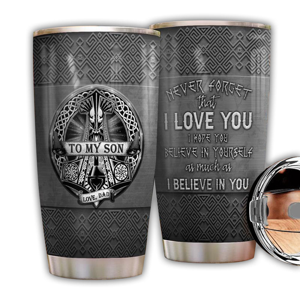 Viking To My Son I Love You Forever – Tumbler - Owl Ohh - Owl Ohh