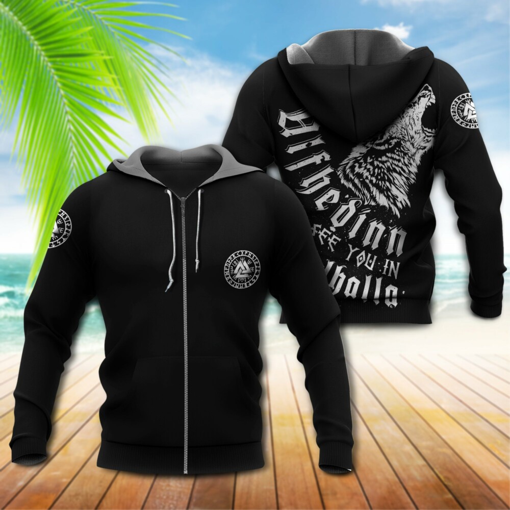 Viking Ulfhedinn See You In Valhalla Viking - Hoodie - Owl Ohh - Owl Ohh