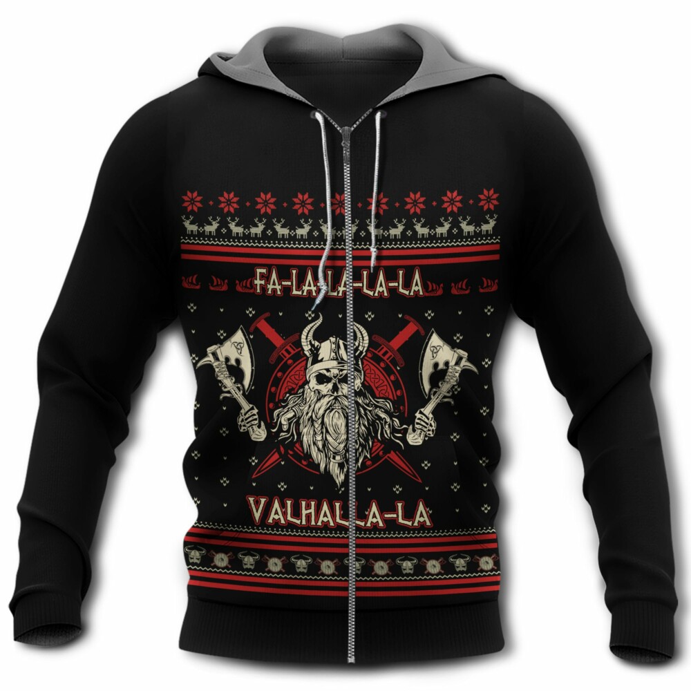 Viking Valhalla Super Man Amazing With Red Style - Hoodie - Owl Ohh - Owl Ohh