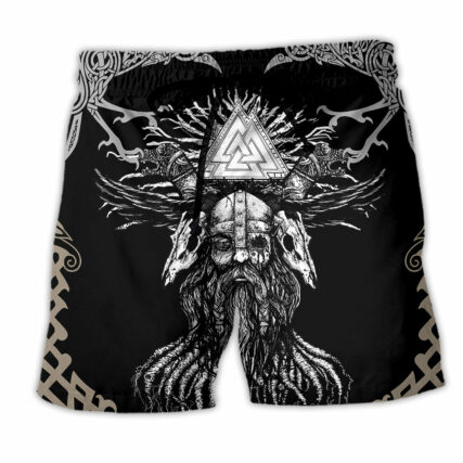 Viking Victory Dark Life Style - Beach Short - Owl Ohh - Owl Ohh