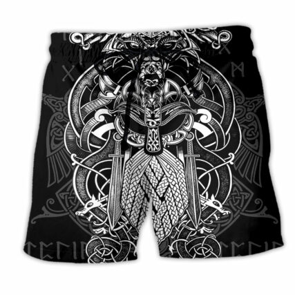 Viking Warrior Blood So Amazing Viking - Beach Short - Owl Ohh - Owl Ohh