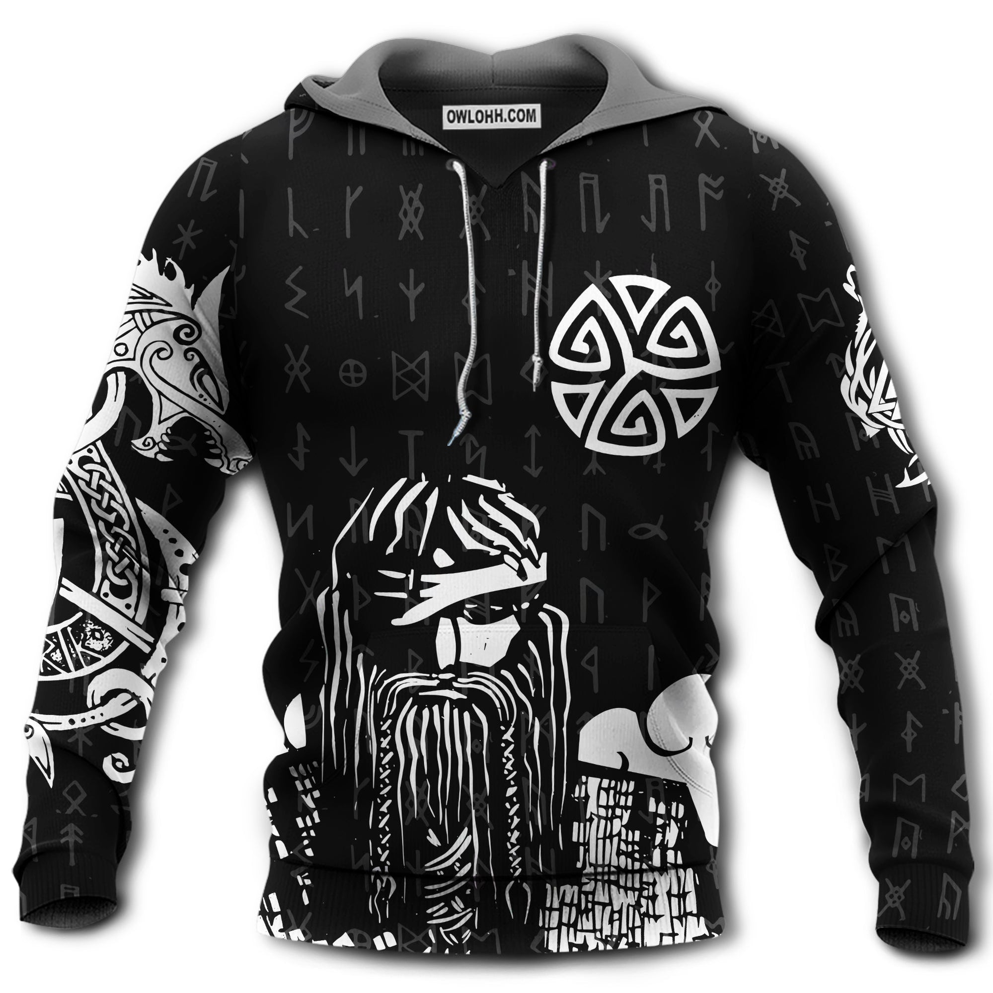 Viking Warrior So Strong - Hoodie - Owl Ohh - Owl Ohh