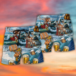 Beer Viking Beer Style I Love It And I Drink It - Beach Short - Owl Ohh - Owl Ohh