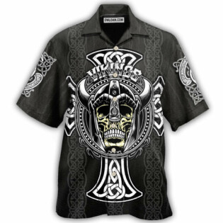 Viking Cool Pattern Black Style - Hawaiian Shirt - Owl Ohh - Owl Ohh