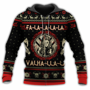 Viking Valhalla Shieldmaiden Falalalala - Hoodie - Owl Ohh - Owl Ohh