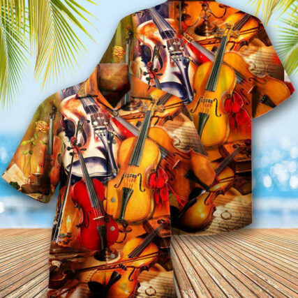 Violin Music Is My Passion - Hawaiian Shirt - Owl Ohh - Owl Ohh