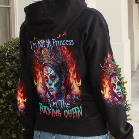 I'M THE F QUEEN SUGAR SKULL GIRL ALL OVER PRINT - TLTW1004236