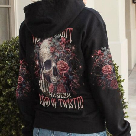 DON'T TRY TO FIGURE ME OUT ROSE SKULL ALL OVER PRINT - TLNO2503231