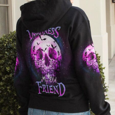HELLO DARKNESS MY OLD FRIEND SKULL ALL OVER PRINT - YHDU0404232