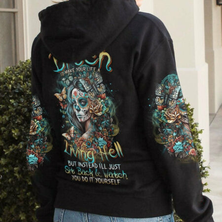 IF I WAS REALLY A B SUGAR SKULL GIRL ALL OVER PRINT - TLTR0704234