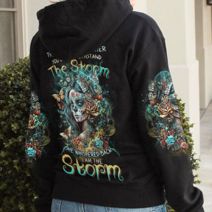 I AM THE STORM SUGAR SKULL GIRL ALL OVER PRINT - TLTR0604236