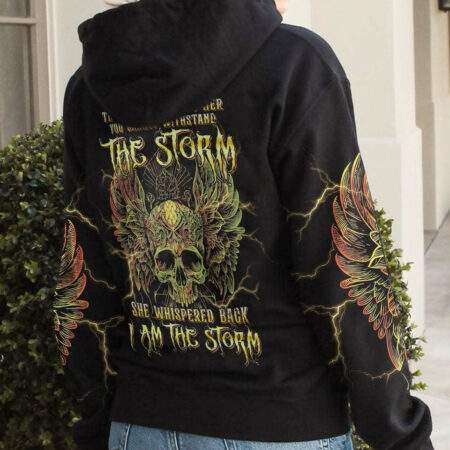 I AM THE STORM SKULL WINGS ALL OVER PRINT - TLNT1304231