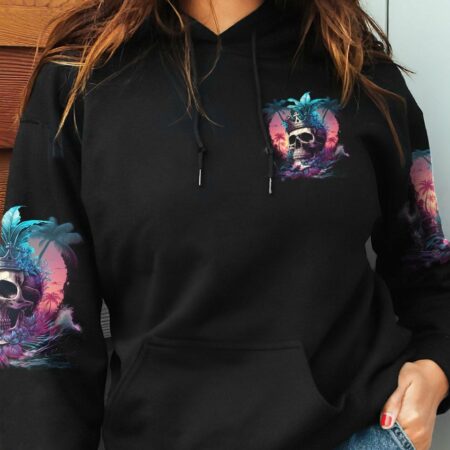 I'M THE F QUEEN SKULL BEACH ALL OVER PRINT - TLNZ2504231