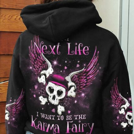 KARMA FAIRY SKULL WINGS BONES ALL OVER PRINT - TLNO2703231