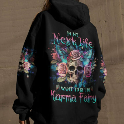 KARMA FAIRY SKULL ROSE ALL OVER PRINT - YHHG0604231