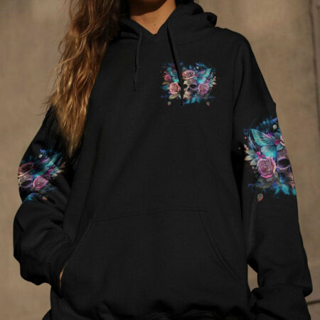 KARMA FAIRY SKULL ROSE ALL OVER PRINT - YHHG0604231