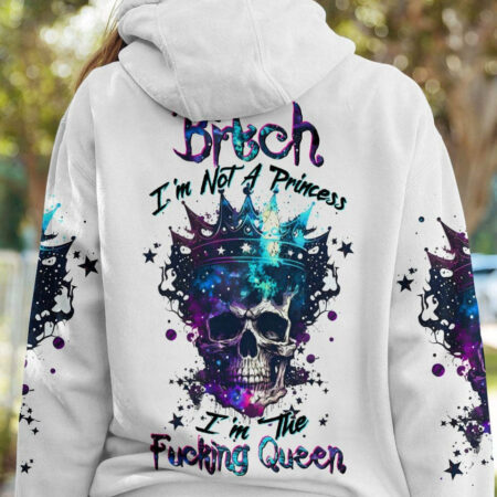 I'M THE F QUEEN GALAXY SKULL ALL OVER PRINT - TLTW1904231