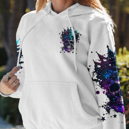 I'M THE F QUEEN GALAXY SKULL ALL OVER PRINT - TLTW1904231