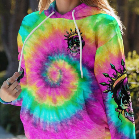 I'M THE F QUEEN TIE DYE ALL OVER PRINT - TLTW1404234