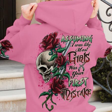 ASSUMING I WAS LIKE MOST GIRLS WINGS SKULL ALL OVER PRINT - TLNO2103232