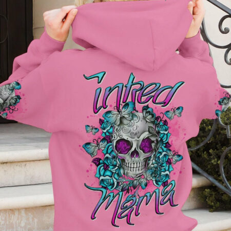 INKED MAMA TATTOOED SKULL ALL OVER PRINT - TLNO2104233